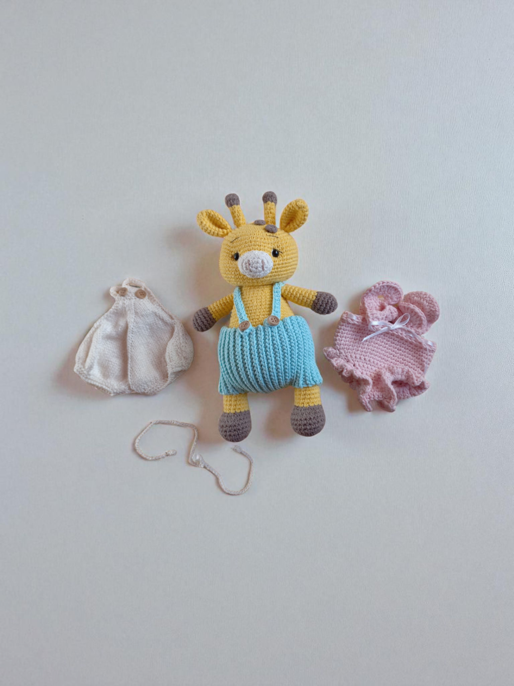 Amigurumi, jirafa, juguete, peluche, apego, tierno