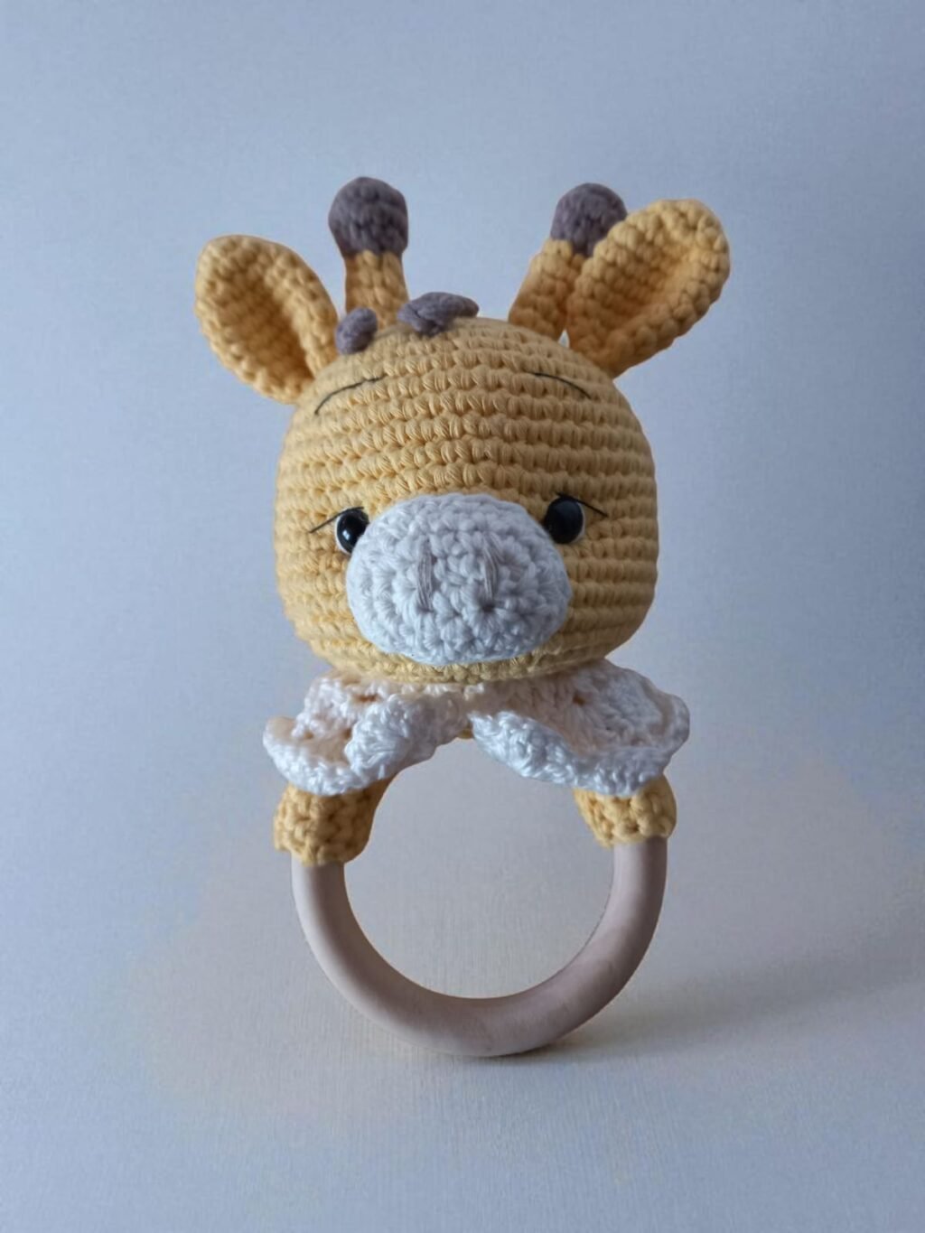 Sonajero, apego, jirafa, bebe, tierno